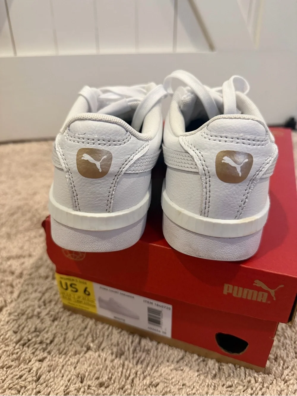 Puma Court Sneakers. Women size 6